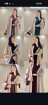 Glow عبايه نانو كريب